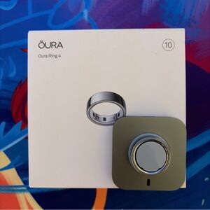 Oura Ring 4 in Shiny Silver, Size: 10